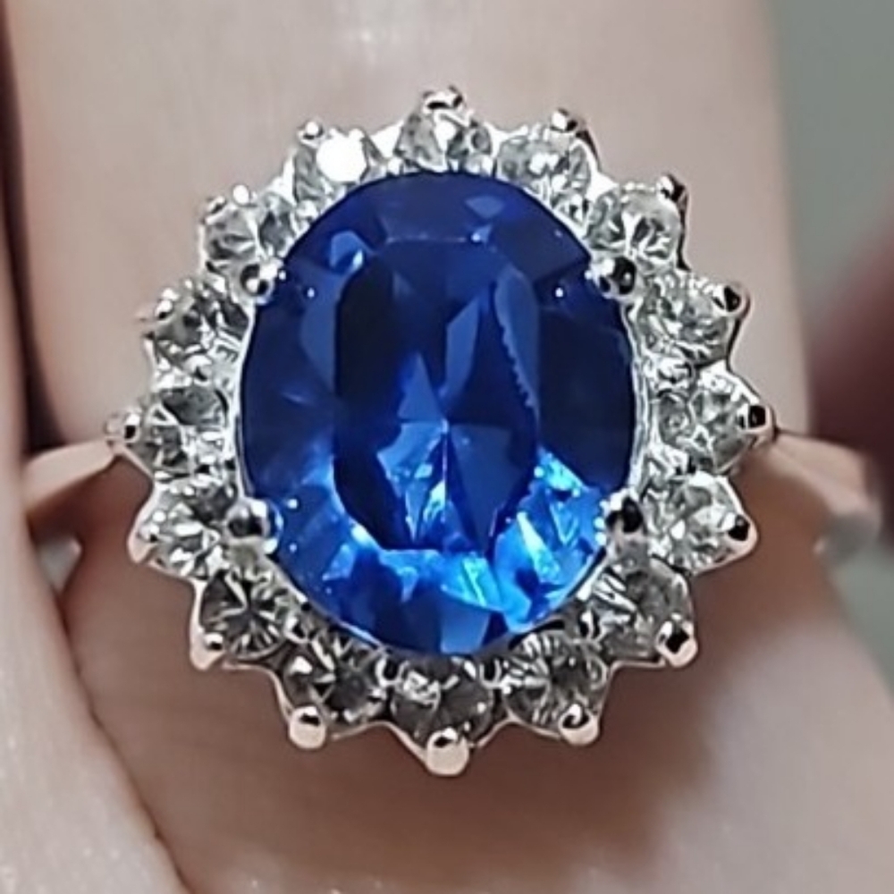 Royal Blue Fashion Ring Size 7